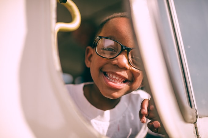 Un niño negro